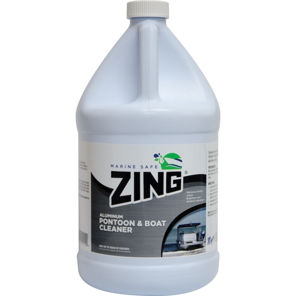Zing ZING 10122 Marine-Safe Aluminum Pontoon and Boat Cleaner - 1 Gallon 10122 - main